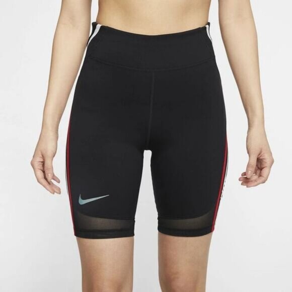 NWT NIKE City Ready Women's Dri-Fit Running Shorts Sz XS Black Red White - Picture 8 of 15